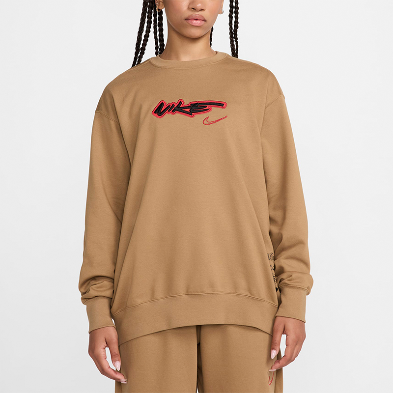 耐克女士休闲运动套头卫衣