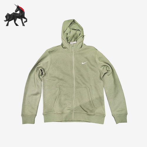 Nike/耐克正品运动休闲连帽纯色加绒舒适经典夹克外套623451-386