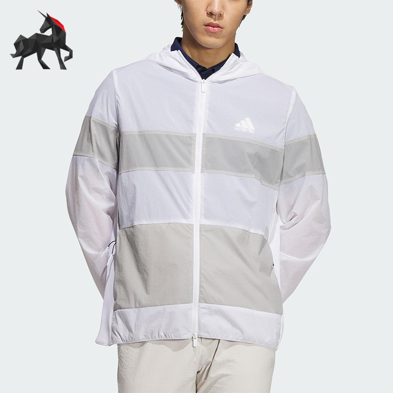 Adidas/阿迪达斯正品3ST WIND JK男士高尔夫经典运动外套JE7129