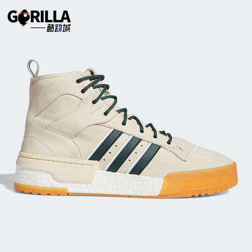Adidas/阿迪达斯正品运动男士复古减震系带时尚板鞋F35091