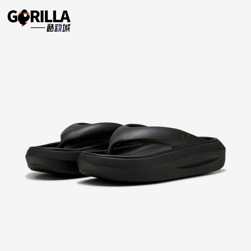 Puma/彪马正品2025夏季款女士耐磨厚底经典休闲人字拖鞋400498-01