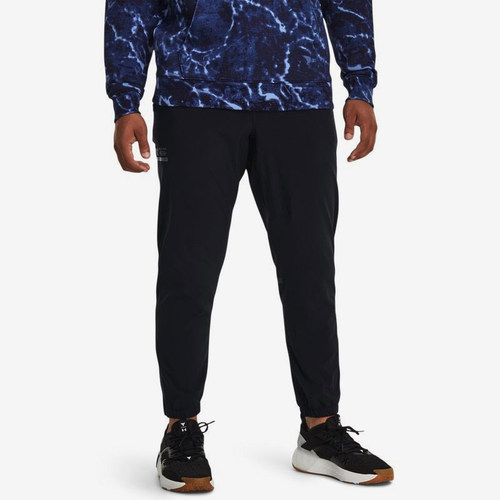 UA/安德玛正品Project Rock男子跑步训练健身束脚长裤1380102-001