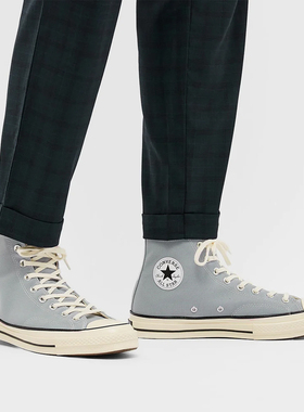 Converse/匡威正品男女同款时尚高帮简约透气帆布休闲鞋170552C