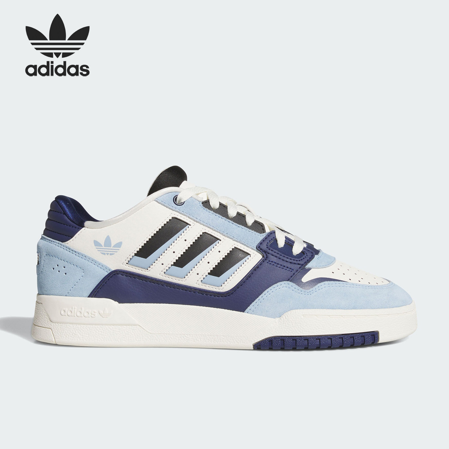 Adidas/阿迪达斯正品三叶草男女运动复古篮球风耐磨板鞋KJ1109