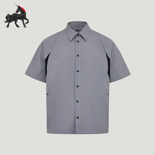 Adidas/阿迪达斯正品FOSHORTSLEVET-SHIRT男经典短袖衬衫KY5647