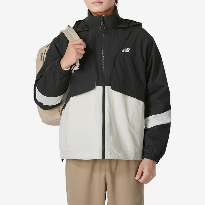 New Balance/NB正品新款男女同款宽松拉链梭织夹克AMJ43314-ACK
