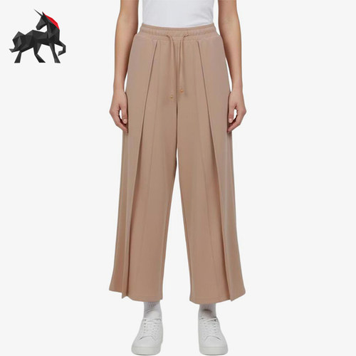 Adidas/阿迪达斯正品PLEAT系带中腰休闲裤女舒适休闲裤KU5379