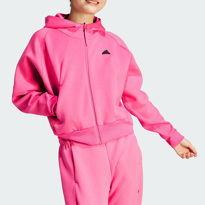 Adidas/阿迪达斯正品秋季新款女子宽松休闲夹克外套IN5131