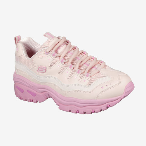 Skechers斯凯奇正品Energy乐町联名女减震低帮休闲鞋88888410-PNK