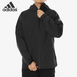 Adidas 运动休闲夹克梭织连帽外套CW3256 2019新款 阿迪达斯正品