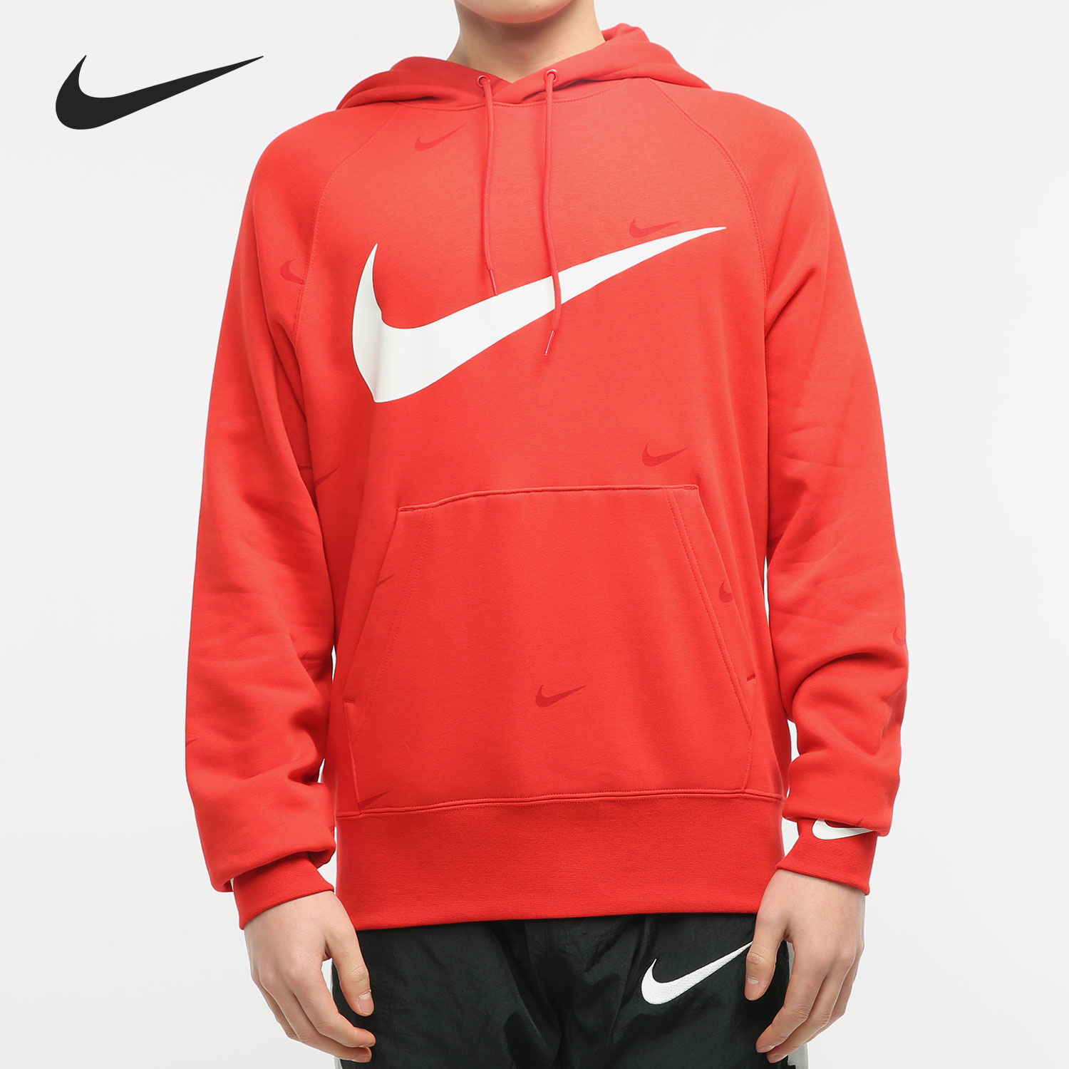 Nike/耐克正品男子加绒休闲运动卫衣连帽套头衫 DA0111-657