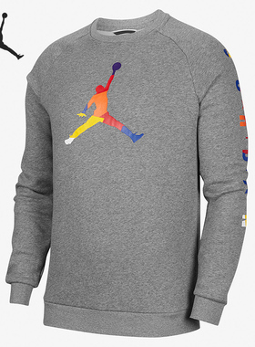 Nike/耐克官方正品JORDAN 男子休闲加绒圆领套头卫衣DA6729-091