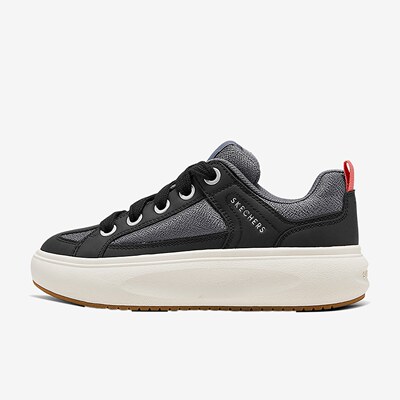 Skechers斯凯奇正品Comfortable Casual女款低帮板鞋177482-BLK