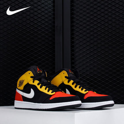 Nike/耐克正品AIR JORDAN1 MID SE AJ1男子运动篮球鞋 852542-087