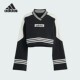套头衫 Adidas SWEATSHIRT女士短款 CREW JW7273 阿迪达斯正品