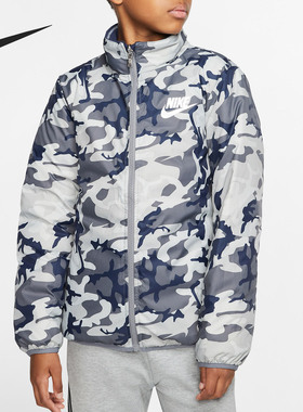 Nike/耐克正品NIKE DOWN FILL大童双面穿休闲夹克羽绒服 HA5147