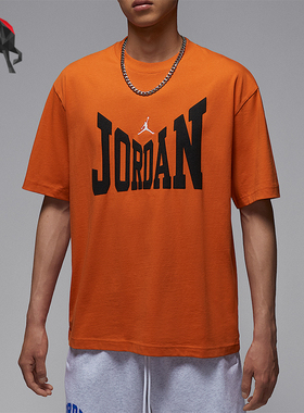 Nike/耐克正品JORDAN男士圆领运动休闲透气印花短袖HV3895-805