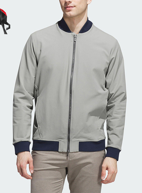 Adidas/阿迪达斯正品2025秋季款男士日常立领高尔夫外套JL5366