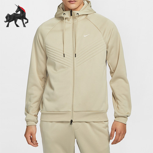 Nike/耐克正品秋冬新款男士训练加绒休闲连帽外套FZ1108-251