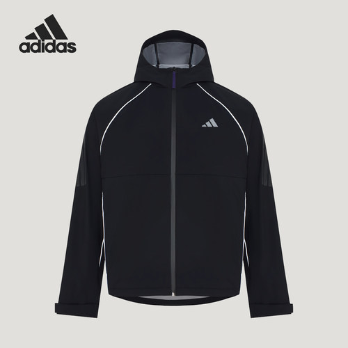 Adidas/阿迪达斯正品男士拒水防风宽松休闲夹克外套KY4900