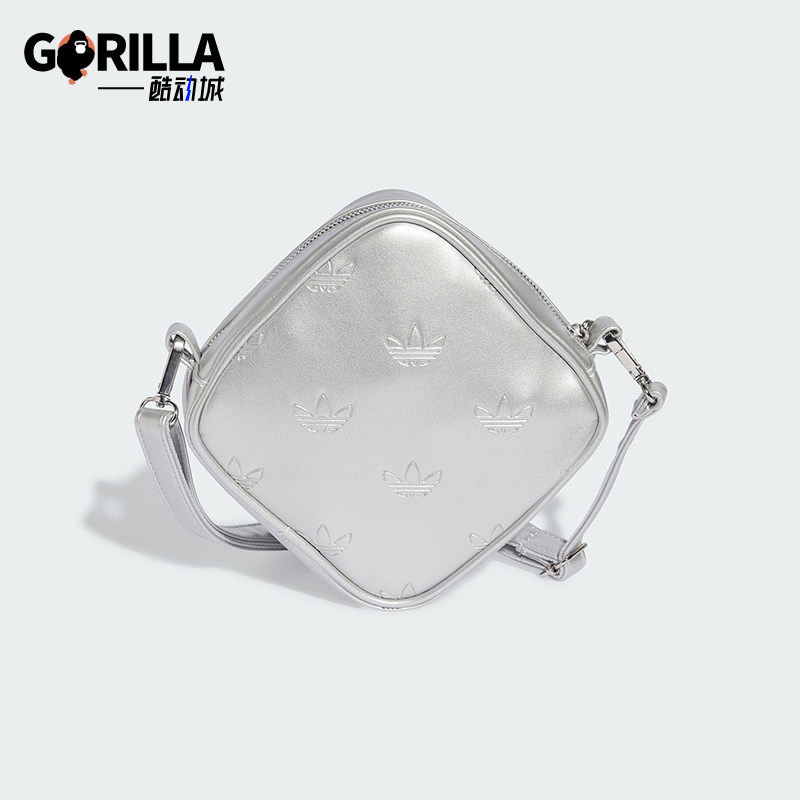 Adidas/阿迪达斯正品三叶草男女经典时尚钻石形单肩斜挎包JW0051