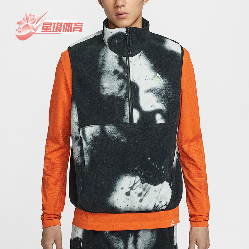 Nike/耐克正品ACG Wolf Tree男士休闲摇粒绒图案马甲HV1122-060