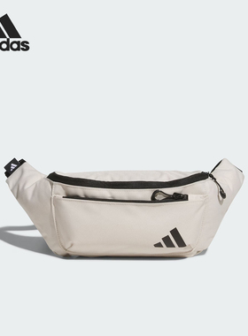 Adidas/阿迪达斯正品2024新款男女同款运动训练腰包JN9634