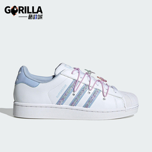 運動板鞋 Adidas JR1332 時尚 三葉草女士透氣經典 阿迪達斯正品 2025