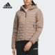 女士轻薄鹅绒户外运动羽绒服IT8694 新款 Adidas 阿迪达斯正品