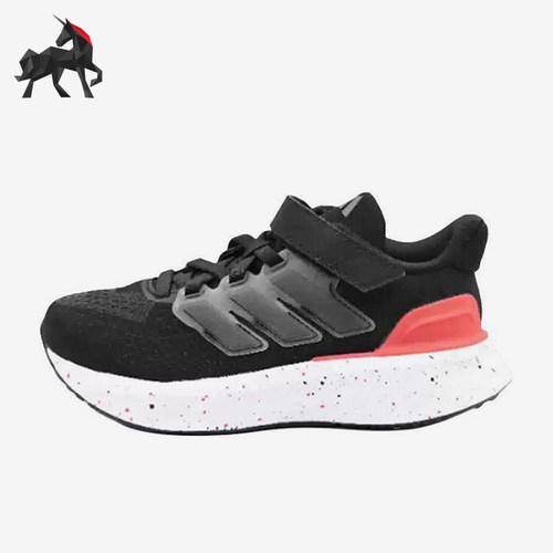 Adidas/阿迪达斯正品2025小童魔术贴透气经典厚底跑步鞋JR5375