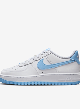 Nike/耐克正品Air Force 1 GS女子大童低帮运动鞋FV5948-107