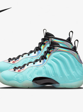Nike/耐克Little Posite OneGS女子大童水晶底篮球鞋DH6490-400