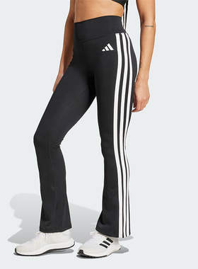 Adidas/阿迪达斯正品OPTIMÉ休闲舒适紧身经典运动喇叭裤JD6544