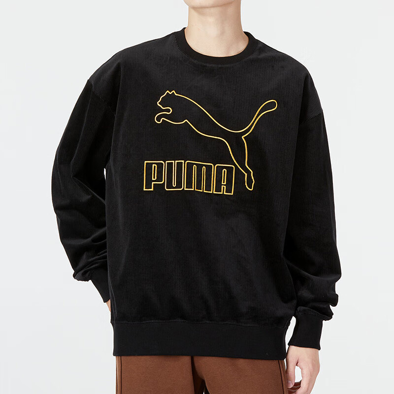 Puma/彪马正品秋冬新款男女同款运动休闲套头卫衣539834-01