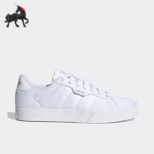 阿迪达斯正品 轻便透气低帮板鞋 Daily 经典 FY8449 3.0男士 Adidas