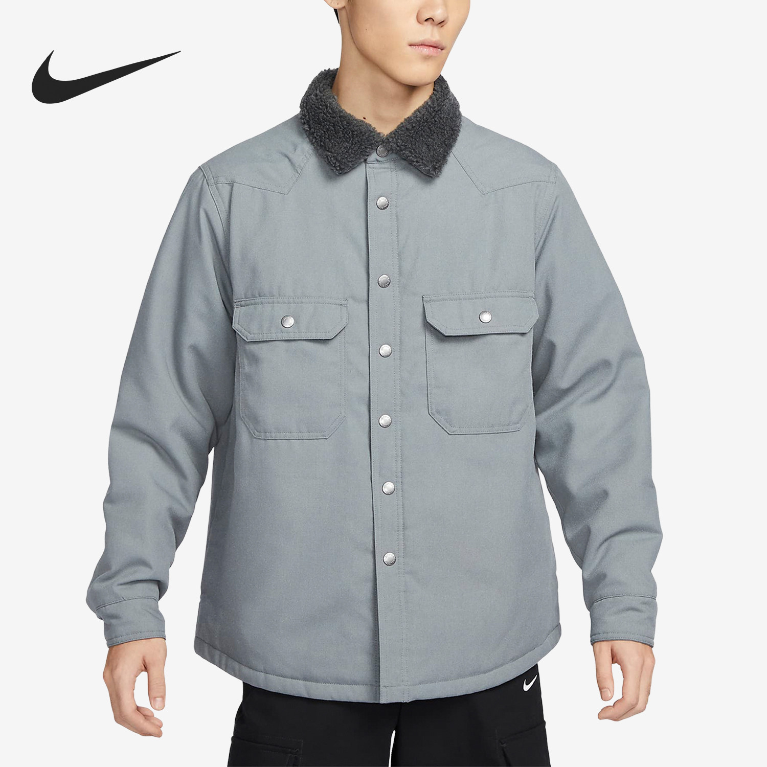 Nike/耐克正品2025冬季款男士翻领运动保暖棉服FQ0513-084,运动服/休闲服装,运动棉衣,淘宝优惠券,粉丝福利购,淘宝优惠卷