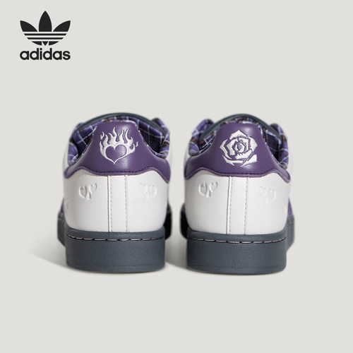 Adidas/阿迪达斯正品三叶草男女休闲低帮系带耐磨日常板鞋KH8023