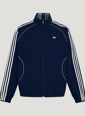 Adidas/阿迪达斯正品三叶草男士休闲立领双面穿宽松外套KT6367