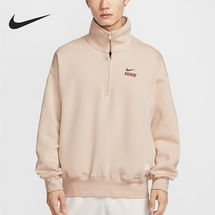 Nike/耐克官方正品2025冬季款男士立领套头半拉链卫衣IQ3708-126
