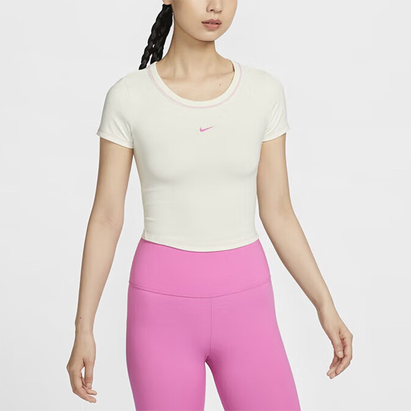耐克女士训练健身瑜伽运动短袖