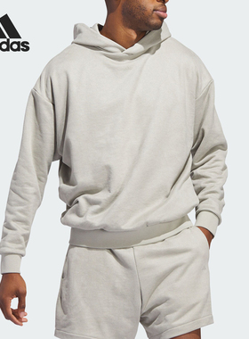 Adidas/阿迪达斯官方正品新款男女篮球运动连帽套头卫衣IN7707