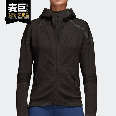 阿迪达斯连帽休闲外套