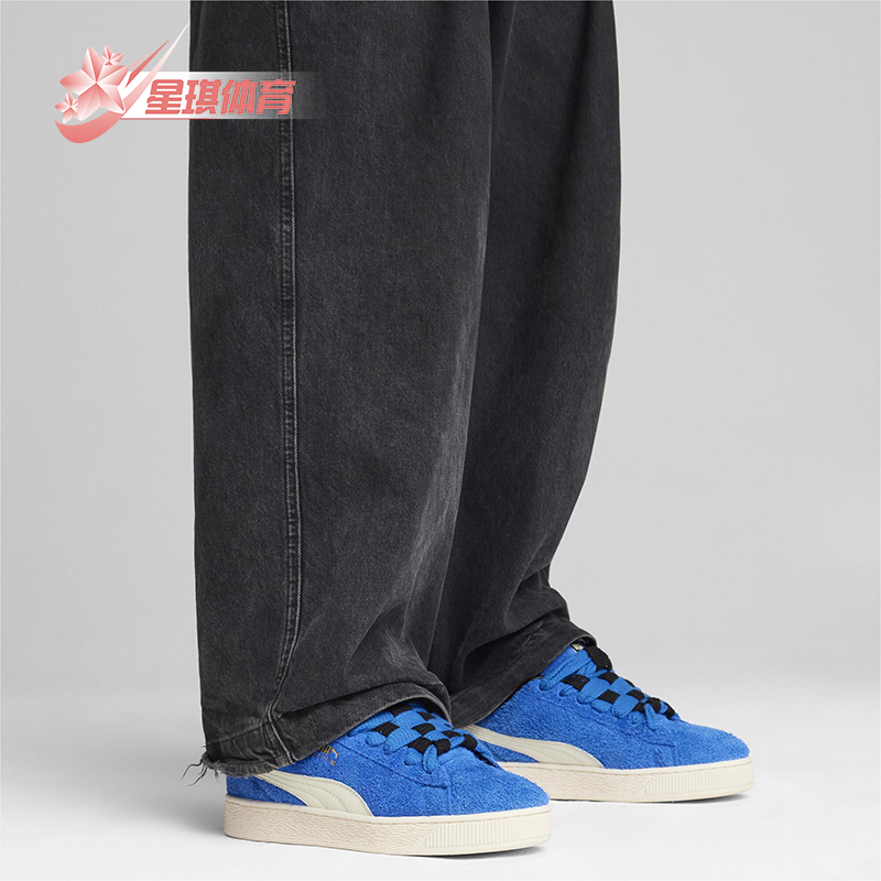 Puma/彪马正品秋冬男女同款磨毛皮革廓形烫金运动板鞋398932-02