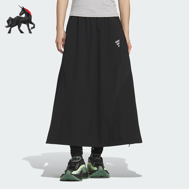 Adidas/阿迪达斯正品FOS FUTURE女士梭织A字运动工装半身裙KF0699