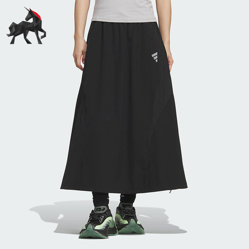 Adidas/阿迪达斯正品FOS FUTURE女士梭织A字运动工装半身裙KF0699