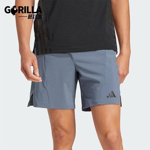 Adidas/阿迪达斯正品夏季男士休闲运动健身训练简约短裤JI8136