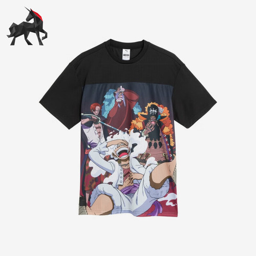 Puma/彪马正品ONE PIECE男女运动透气圆领短袖T恤624673-01
