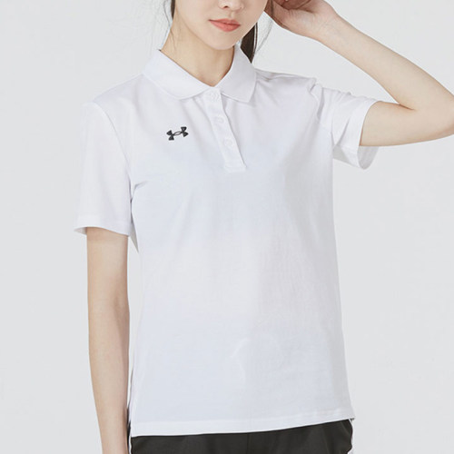 UA/安德玛正品运动女士翻领经典训练轻盈短袖POLO衫21500543-100