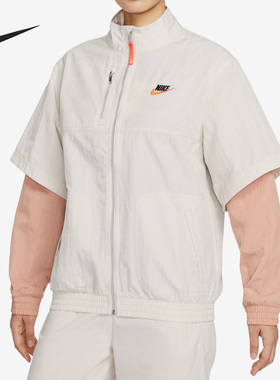 Nike/耐克官方正品当季新款假两件梭织女子夹克外套FB7249-104
