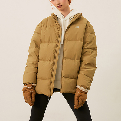 New Balance/NB正品户外男士休闲潮流立领保暖羽绒服AMJ44302-GIN